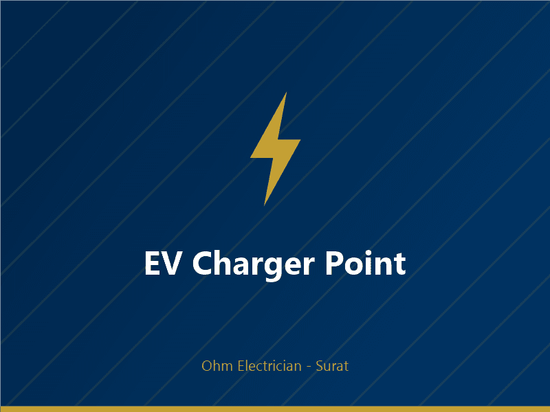 Wall-mounted EV charger installed in a Pal bungalow parking area