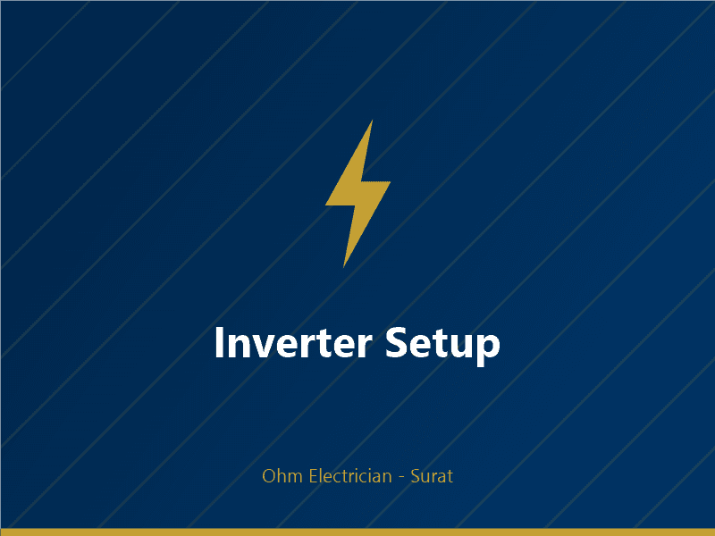 Inverter and battery installation with ventilated stand in Adajan